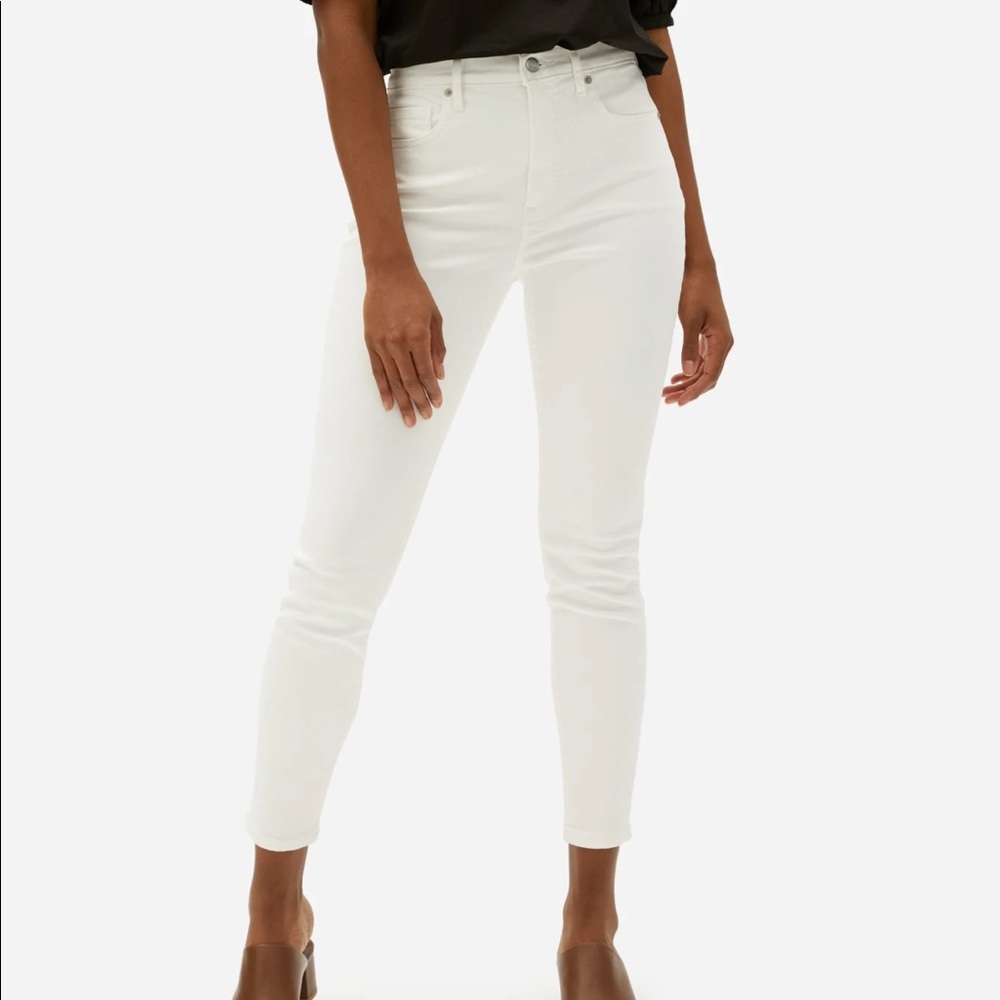 Everlane White Authentic HighRise Skinny Jean 27 A